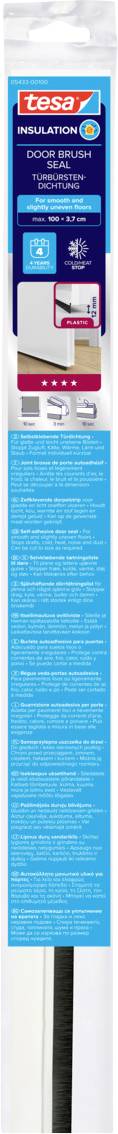 Joint de porte tesamoll® tesa 05433-00100-00 blanc (L x l) 1 m x 40 mm acrylate 1 pc(s)