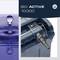 Un appareil de filtration d'eau portant l'inscription 'BIO ACTIVE 10.000' avec une goutte d'eau s'écrasant sur une surface aquatique.