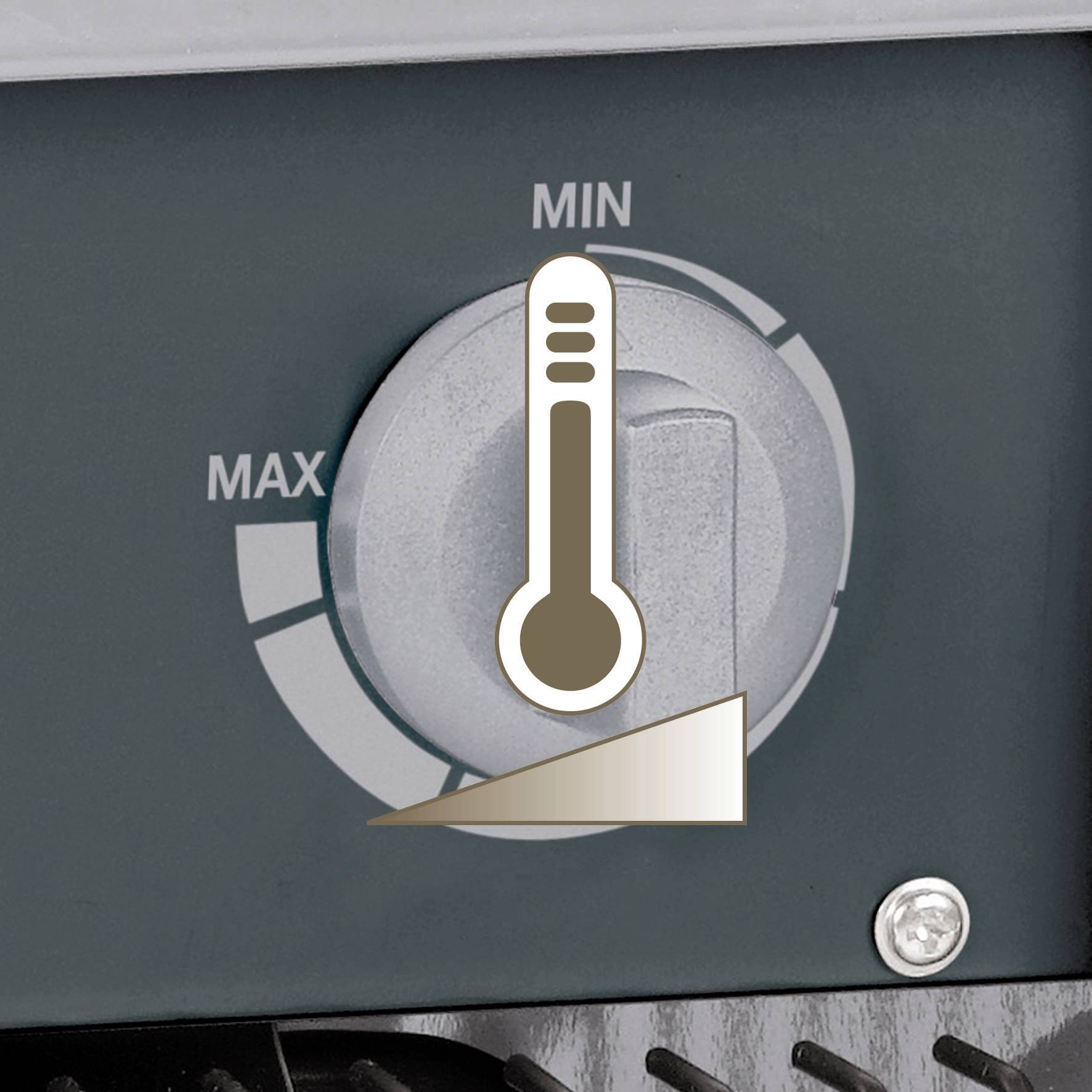 Einhell 2338260 EH 3000 Radiateur de chantier soufflant 1500 W, 3000 W gris, noir-4