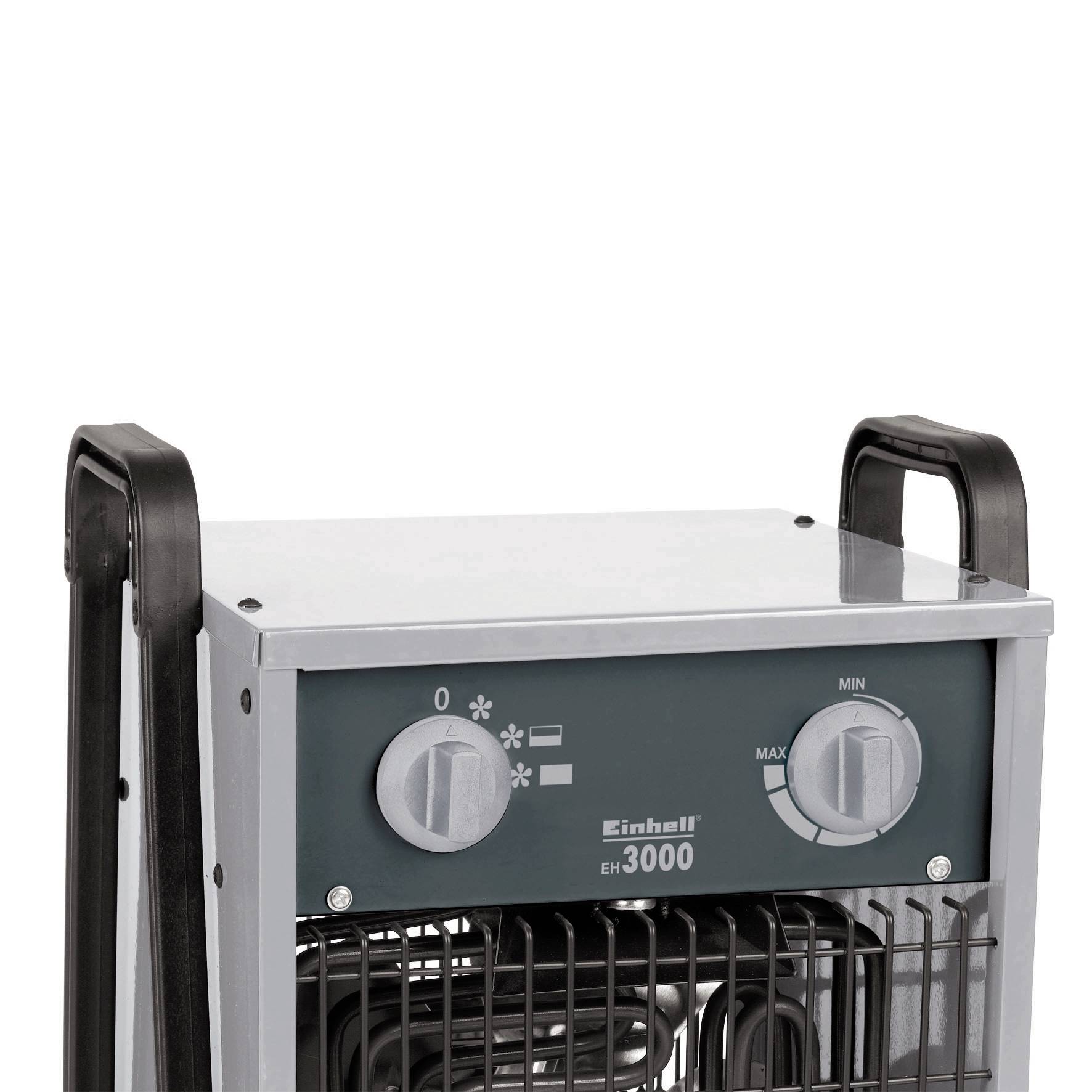 Einhell 2338260 EH 3000 Radiateur de chantier soufflant 1500 W, 3000 W gris, noir-2