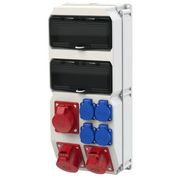 Répartiteur de courant CEE PCE 9025231 Distributeur en plastique Strobl BV 32 A.  IP54