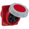 Prise femelle CEE 125 A 5 pôles PCE Power Twist 445-6 400 V rouge, gris 1 pc(s)