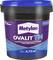 Un seau de Metylan Ovalit TM, une colle pour revêtements muraux professionnels, étiquetée pour couvrir jusqu'à 3,75 mètres carrés.