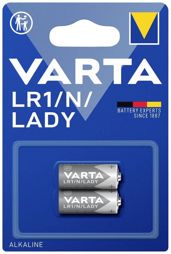 Varta ALKALINE Spec..LR1/N/Lady Bli2 Pile LR1 (N) alcaline(s) 850 mAh 1.5 V 2 pc(s)