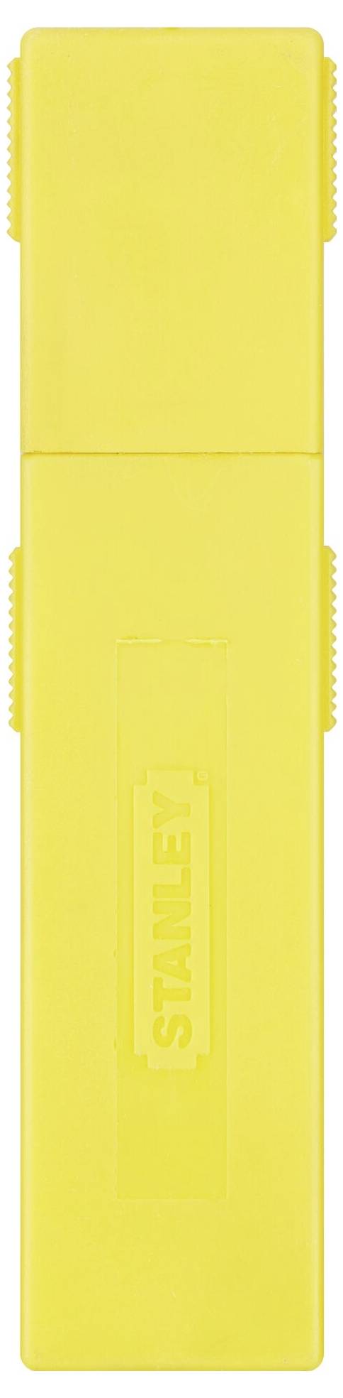Surligneur jaune de forme rectangulaire.