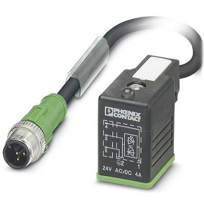 Câble pour capteurs/actionneurs Phoenix Contact SAC-3P-M12MS/3,0-PUR/B-1L-Z 1400779  Contenu: 1 pc(s)