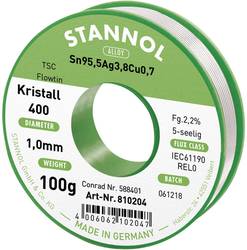 100 G De Soudure Sans Plomb Flowtin Tsc 1mm Stannol Conrad Fr