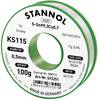 Étain à souder sans plomb Stannol KS115 3,0 % 0,5 mm 100 g