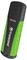 Une clé USB Transcend en vert et noir d'une capacité de 64 Go.