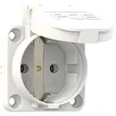 Prise de courant semi-encastrée PCE 105-0ww IP44 blanc