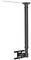 Une antenne télescopique noire, montée sur un support avec connexion par câble, probablement conçue pour une utilisation extérieure.