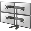Support sur pied pour écran Neomounts FPMA-D700DD4 48,3 cm (19") - 76,2 cm (30") réglable en hauteur, inclinable, mobile