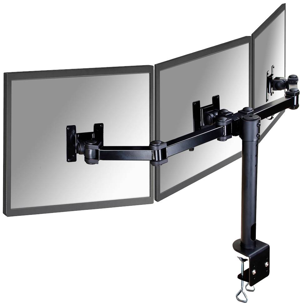 Support de table pour écran Neomounts FPMA-D960D3 25,4 cm (10") - 54,6 cm (21,5") inclinable, mobile, rotatif, extensibl