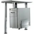 Neomounts Support pour PC sous la table CPU-D200SILVER CPU-D200SILVER argent Poids max. admissible=30 kg