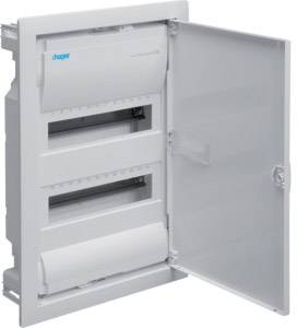 Armoire de distribution encastré Hager VU24NC VU24NC Nombre de divisions = 24 Nbr de rangées = 2