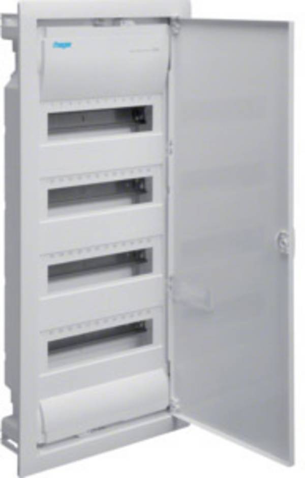 Armoire de distribution encastré Hager VU48NC VU48NC Nombre de divisions = 48 Nbr de rangées = 4