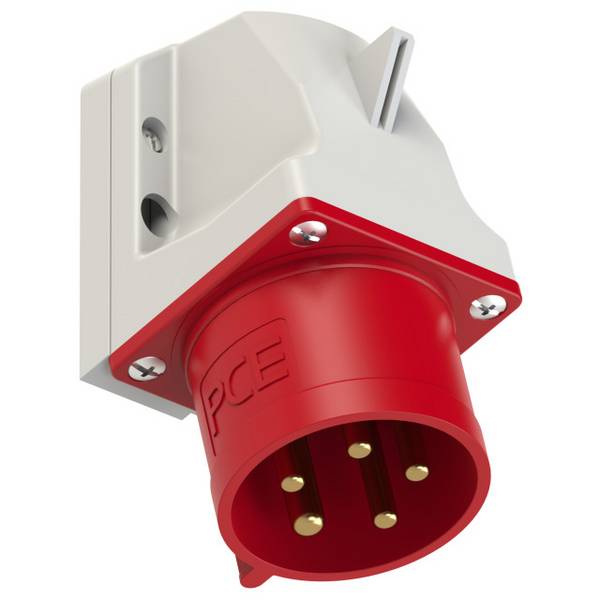 Prise murale mâle CEE 32 A 5 pôles PCE 525-6 400 V rouge 1 pc(s)