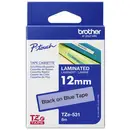 Etiquette Brother TZe, TZ TZe-531 PET Couleur de ruban: bleu Couleur de police:noir 12 mm 8 m