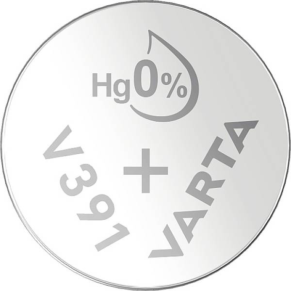 Pile bouton 391 oxyde d'argent Varta 42 mAh 1.55 V 1 pc(s)