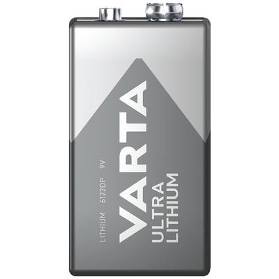 Varta LITHIUM 9V Bli 1 Pile 6LR61 (9V) lithium 1200 mAh 9 V 1 pc(s) -  Conrad Electronic France