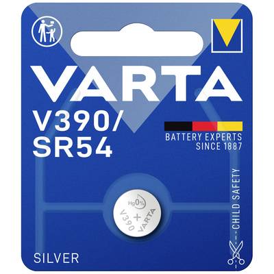 Pile bouton 390 oxyde d'argent Varta 59 mAh 1.55 V 1 pc(s) - Conrad  Electronic France