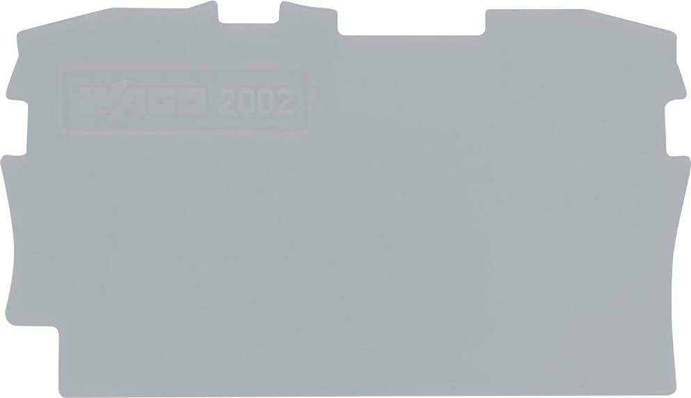 Plaque d'extrémité et intermédiaire WAGO 2002-1291 100 pc(s)