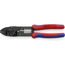 Knipex 97 21 215 B Pince à sertir pour connecteurs mâles ouverts non-isolés 0.5 à 2.5 mm²