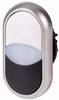 Eaton 216704-WH M22-DDL-WS Bouton-poussoir à double touche blanc, noir 1 pc(s)