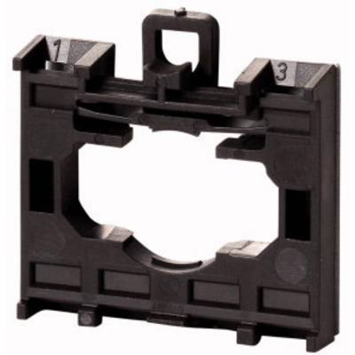 Un support rectangulaire noir en plastique portant les inscriptions numériques '1' et '3' dans les coins supérieurs, avec une découpe centrale circulaire.