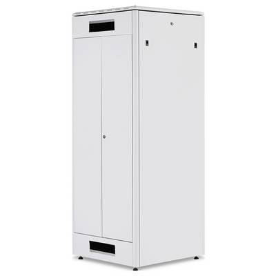 Tour de ventilation rectangulaire blanche avec des ouvertures d'aération en haut et en bas, conçue pour la purification de l'air intérieur.