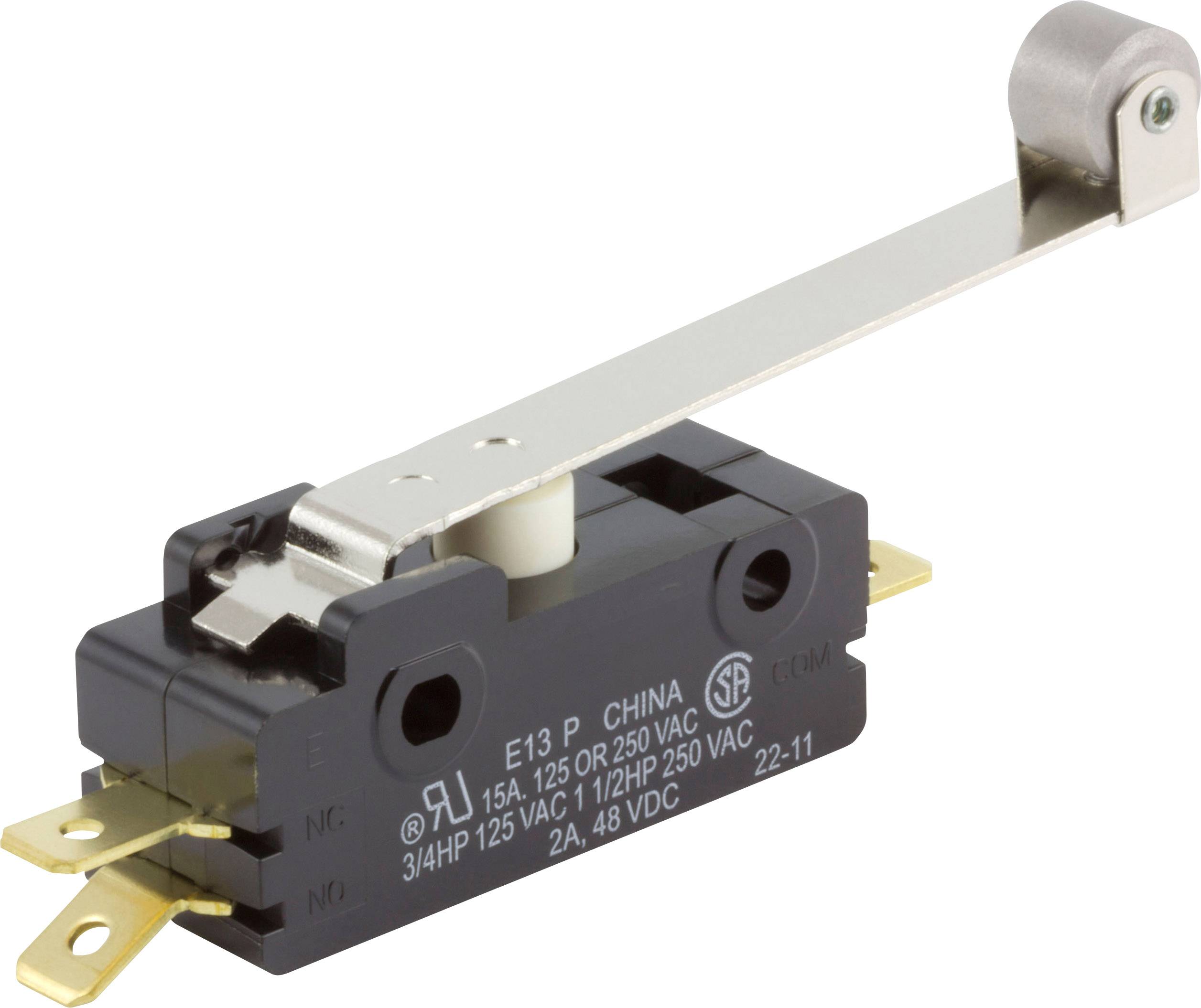 Microrupteur Cherry Switches E1300K E1300K 250 V/AC 15 A 1 x On/(On