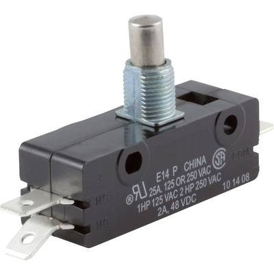 ZF E14-00M Microrupteur E14-00M 250 V/AC 25 A 1 x On/(On)  à rappel 1 pc(s) 