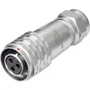 Connecteur de câble circulaire femelle, droit Ø 12 3 pôles 250 V/AC 13 A IP67 Push-Pull Weipu SF1210/S3 I