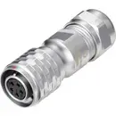 Connecteur de câble circulaire femelle, droit Ø 12 5 pôles 180 V/AC 5 A IP67 Push-Pull Weipu SF1210/S5 II