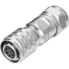 Connecteur de câble circulaire femelle, droit Ø 12 6 pôles 125 V/AC 5 A IP67 Push-Pull Weipu SF1210/S6 II