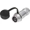 circulaire femelle, droit Ø 12 2 pôles 250 V/AC 13 A IP67 Push-Pull Weipu SF1211/S2 I