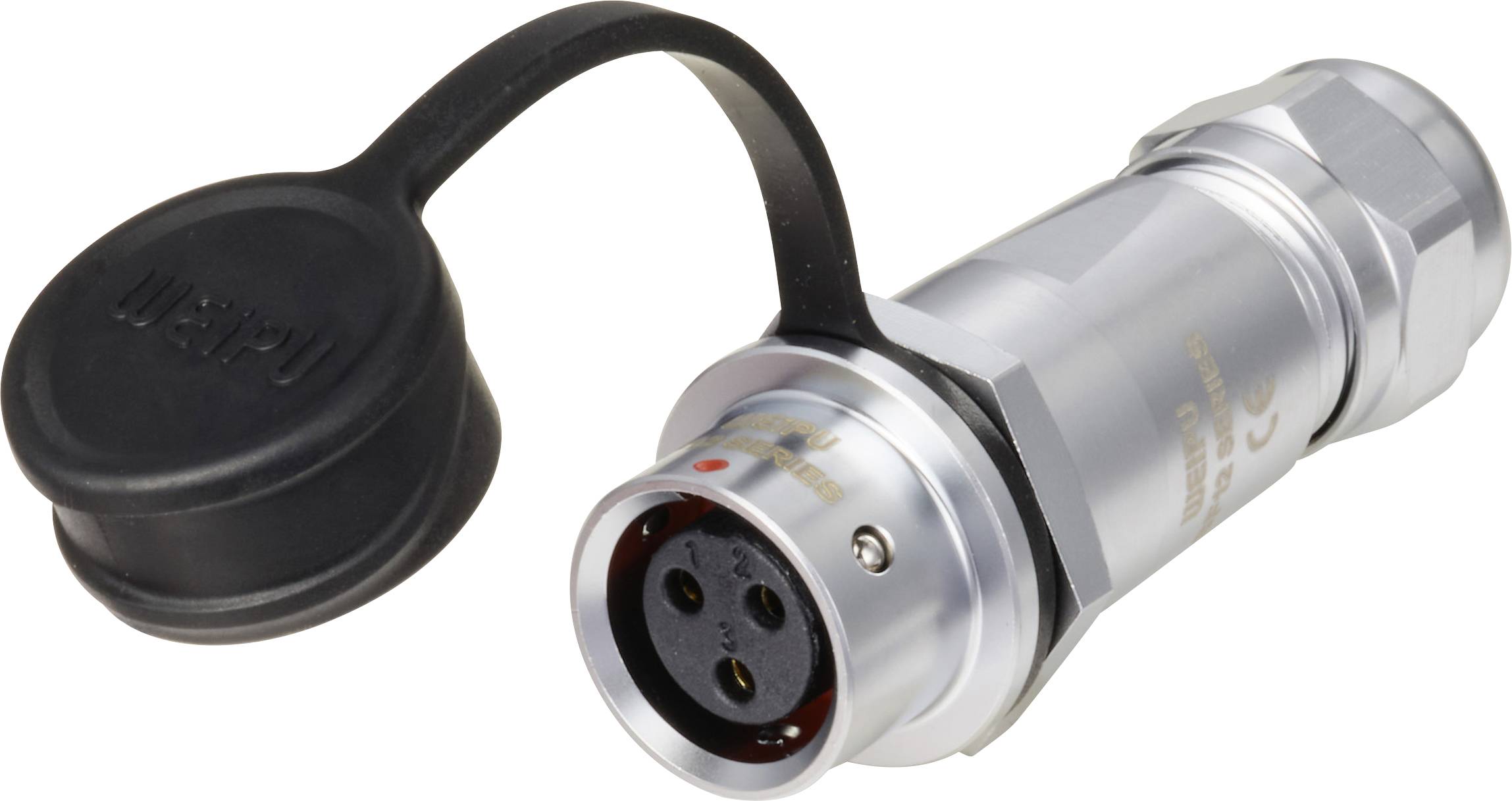 circulaire femelle, droit Ø 12 3 pôles 250 V/AC 13 A IP67 Push-Pull Weipu SF1211/S3 I-0