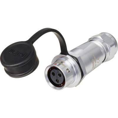 circulaire femelle, droit Ø 12 3 pôles 250 V/AC 13 A IP67 Push-Pull Weipu SF1211/S3 I-0