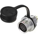 circulaire femelle, droit Ø 12 9 pôles 125 V/AC 3 A IP67 Push-Pull Weipu SF1212/S9
