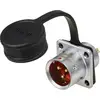 Embase à bride circulaire mâle, droit Ø 12 3 pôles 250 V/AC 13 A IP67 Push-Pull Weipu SF1213/P3