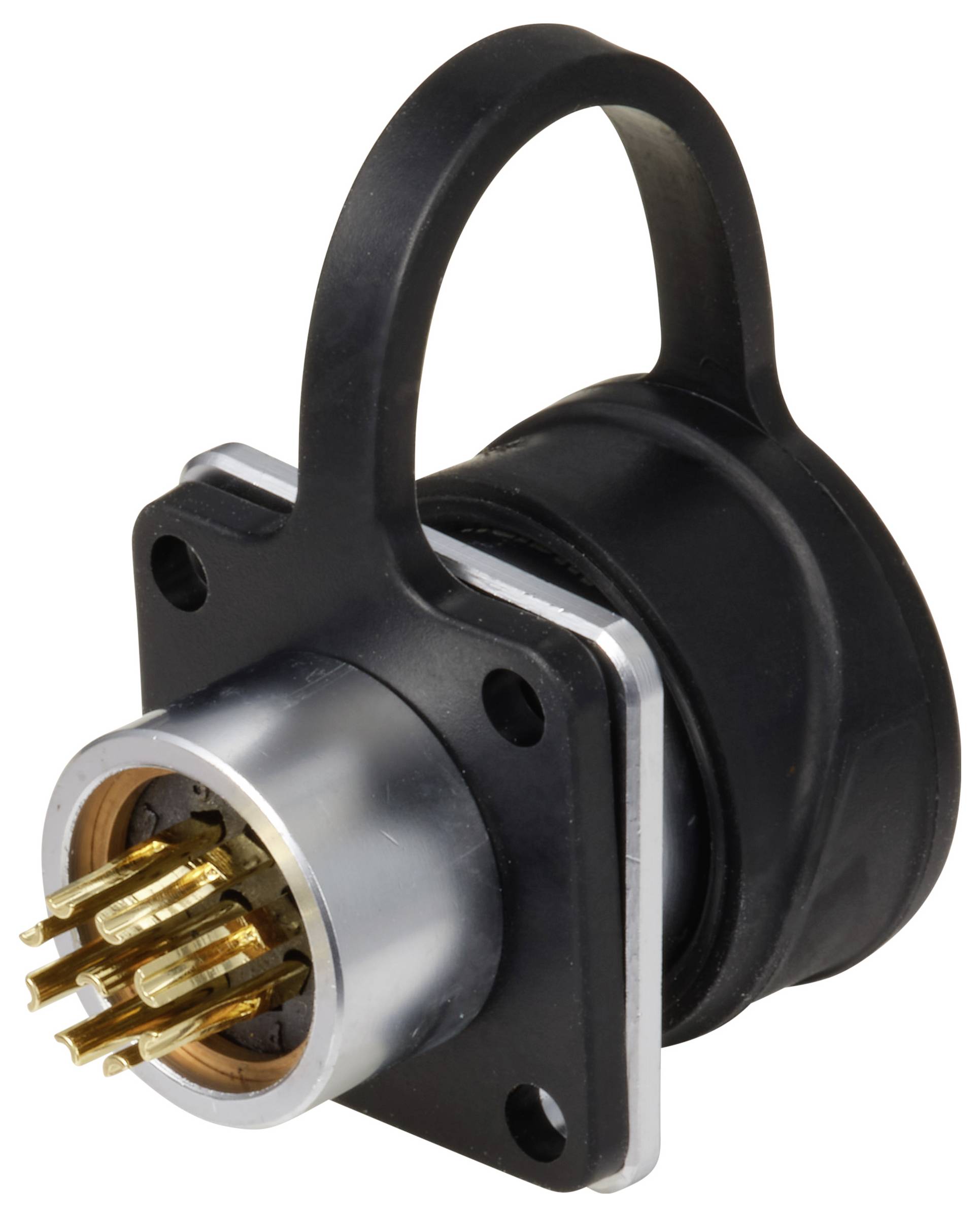 Embase à bride circulaire mâle, droit Ø 12 9 pôles 125 V/AC 3 A IP67 Push-Pull Weipu SF1213/P9-2