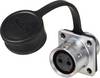 circulaire femelle, droit Ø 12 2 pôles 250 V/AC 13 A IP67 Push-Pull Weipu SF1213/S2
