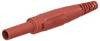 Fiche banane femelle de sécurité Ø de la broche: 4 mm Stäubli XK-410 66.9155-22 rouge 1 pc(s)