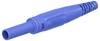 Fiche banane femelle de sécurité Ø de la broche: 4 mm Stäubli XK-410 66.9155-23 bleu 1 pc(s)