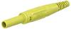 Fiche banane femelle de sécurité Ø de la broche: 4 mm Stäubli XK-410 66.9155-24 jaune 1 pc(s)