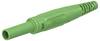 Fiche banane femelle de sécurité Ø de la broche: 4 mm Stäubli XK-410 66.9155-25 vert 1 pc(s)