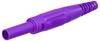 Fiche banane femelle de sécurité Ø de la broche: 4 mm Stäubli XK-410 66.9155-26 violet 1 pc(s)