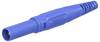 Fiche banane mâle de sécurité Ø de la broche: 4 mm Stäubli XL-410 66.9196-23 bleu 1 pc(s)