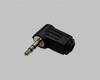 Jack 3.5 mm mâle, coudé BKL Electronic 1107005 Nombre de pôles: 3 stéréo noir 1 pc(s)