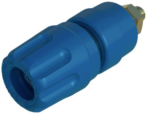 Borne de polarité Ø stylo (détails): 4 mm Hirschmann Test & Measurement PKI 10 A Au 930103702 bleu 35 A 1 pc(s)